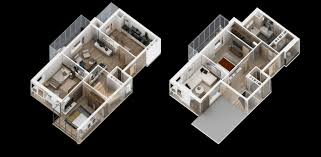 2 Storey House 3d Floor Plan Gnet 3d Combined with our dw homes designer kitchens and award.