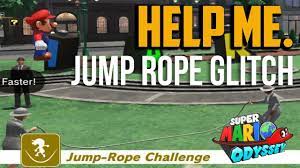 Super Mario Odyssey How To Do Jump Rope Challenge Cheat Exploit Glitch Youtube