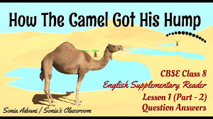 But he has never yet caught up with the three days that he. How The Camel Got His Hump Question Answers Cbse Class 8 English It So Happened Lesson 1 Youtube