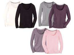 Esmara 2 Damen Langarmshirts 1 Lidl