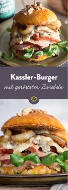 Kassler Burger Mit Malzbier Zwiebeln Und Pflaumenmayo Recipe Delicious Burgers Grilling Recipes Onion Burger