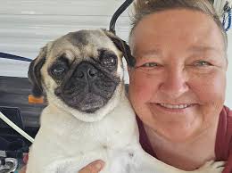 Just a girl and her puggy dog 🥰❤️😍