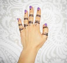 Henna Tattoo Design On Finger Finger Tattoos Henna Designs Wrist Simple Finger Tattoo