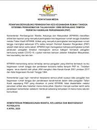 Akta ini yang telah dibentangkan dan diluluskan di parlimen pada tahun 2016 yang lalu merupakan satu kejayaan besar dalam usaha membanteras. Kenyataan Media Penafian Berhubung Peningkatan Kes Keganasan Rumah Tangga Diterima Perkhidmatan Talian Kasih 15999 Sepanjang Tempoh Perintah Kawalan Pergerakan Kementerian Pembangunan Wanita Keluarga Dan Masyarakat Kpwkm Facebook