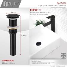 Download files and build them with your 3d printer, laser cutter, or cnc. Stylish D 702n Pop Up Bathroom Sink Drain Without Overflow