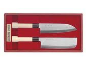 Coffret 2 Couteaux Japonais De Cuisine Santoku Nakiri 392500 Co Couteau Coffret Japon