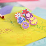 6 Pcs Kit Reusable Water Paper Eva Sponge Seal Graffiti Art Painting Child
