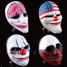 Payday 2 Mask Heist Joker Costume Cosplay Prop Gift Game Board For Dallas Gift Masks Eye Masks Accessories Desenhos Mexicanos Arte Com Caveira Palhaco