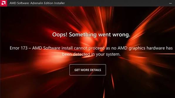 An AMD Radeon graphics card sitting on a reflective surface