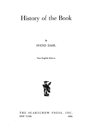 Birgitta dahl is on facebook. Svend Dahl History Of The Book