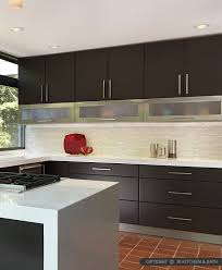 modern white marble glass kitchen