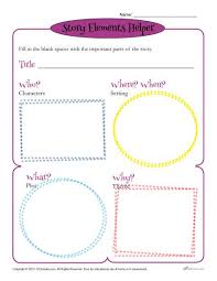 Your students can even write their story in. Story Elements Helper Form Template For Students