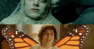 Laughing So Hard Frodo Butterfly The Hobbit Lotr Lotr Funny