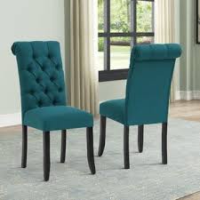 Safavieh set of 2 harlow contemporary/modern faux leather upholstered dining side chair (wood frame). Navy Blue Dining Chairs Shop The World S Largest Collection Of Fashion Shopstyle