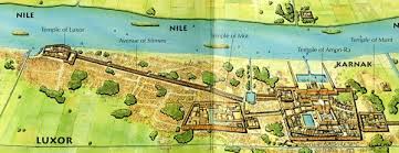 Map Of Thebes Before Amenhotep S Palace Is Built Http Www Timetrips Co Uk Tkh Thebes Jpg Ancient Egypt Map Thebes Ancient Thebes