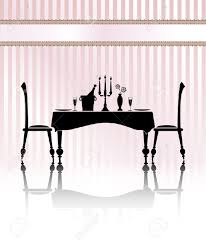 Image result for table and chairs silhouette