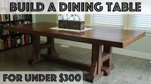 diy dining table: pottery barn inspired
