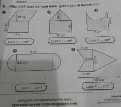 Hitunglah Luas Bangun Datar Gabungan Di Bawah Ini Tolong Jawab Secepatnya Dan Pake Cara Brainly Co Id