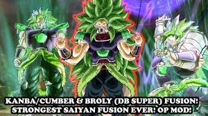 WHAT IF? KANBA/CUMBER & BROLY (DBS) FUSION: CUROLY! STRONGEST FUSION!  Dragon Ball Xenoverse 2 Mods - YouTube