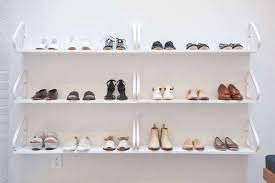 Wall to wall is suitable for more extended shelves. 10 Favorites Shoe Storage Solutions For The Entryway The Organized Home