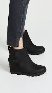 Sorel Joan Of Arctic Wedge Ii Chelsea Boots Joan Of Arctic Wedge Wedge Boots Outfit Sorel Boots Outfit