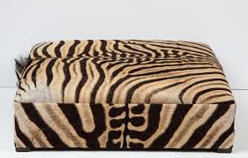 Perfect for extra seating, setting serveware or holding a drinks tray, it's a great centerpiece amongst sofas and loveseats. Zebra Ottoman Coffee Table Large Square Chocolate For Sale At 1stdibs