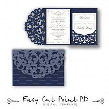 Set Of Tri Fold Pocket Envelope 5x7 Wedding Invitation Svg Dxf Etsy In 2020 Cricut Wedding Invitations Wedding Invitations Diy Wedding Invitations