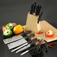 These kitchen knife sets are often more expensive than other knives. 8 Pcs Kitchen Knife Set With Wooden Block Stand Shopee Philippines