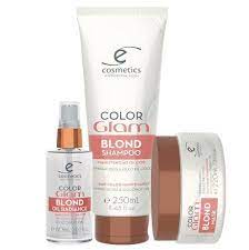 Salón de belleza integral unisex. Color Glam Blond Bleached Colored Hydration Treatment Kit 3 Prod Ec The Keratin Store