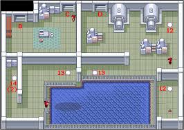 Pokemon Emerald :: Map Of Team Magma'S Jagged Pass Base