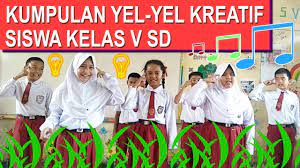Yel yel merupakan teriakan, pekikan atau sorakan yang dilakukan oleh para pelajar (siswa sekolah, anggota perkumpulan, mahasiswa dan lain sebagainya) untuk memberikan motivasi, semangat atau dorongan kepada regu/kelompoknya yang sedang bertanding, bermain atau berlomba. Kumpulan Yel Yel Kreatif Siswa Kelas V Sd Youtube