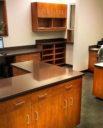 Plastic Laminate Cabinetry In Work Room Toledo Orthopaedic Surgeons Countertop Options Kitchen Cabinets Cabinetry