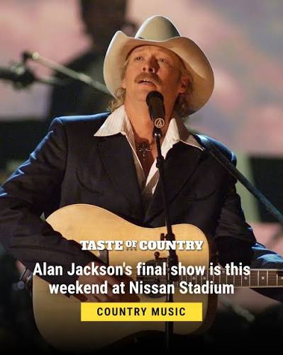How do you say goodbye to a legend? 🥹 Alan Jackson will play his final  show - "Last Call: One More for the Road - The Finale" - is set for Saturday