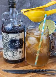 An easy mix of 25ml kraken rum with 250ml ginger beer to make a long drink topped with a lime wedge. Keto Kraken Rum Cocktail Aka Dark Stormy Culinary Lion