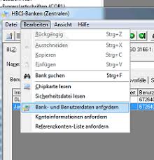 Statt einer persönlichen identifikationsnummer (pin), transaktionsnummern (tan). Fints Hbci Anleitungen Und Menus Einiger Programme Vr Kennung Blog
