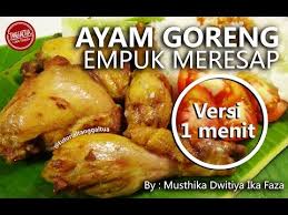 Untuk membuat ayam goreng yang enak anda membutuhkan resep yang pas. Resep Ayam Goreng Kampung Empuk Masakan Mama Mudah