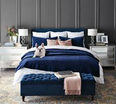 Black And Blue Bedding Velvet Channel Quilt Shams Twilight In 2020 Blue Master Bedroom Bedroom Inspirations Bedroom Interior