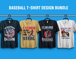 Then, use our online designer to customize your own baseball jerseys by adding your team design, mascot, player names & numbers, or any of our hundreds of free design templates and clipart images. Baseball T Shirt Design Bundle On Behance