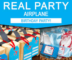 The major colors are blue and red. Free Printable Airplane Birthday Party Decorations Novocom Top