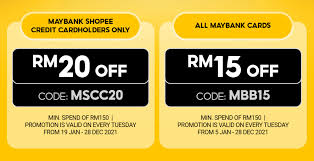 List of all shopee vouchers | deals ✓ verified. Shopee X Maybank Online Promotion Get Rm35 Off Every Tuesday Mypromo My