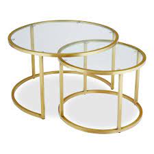By home decorators collection (92) $ 329 00 /set. Glass Top Madison Round Coffee Table Modern Tables