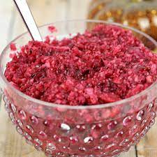 This is the exact recipe from the back of the bag of ocean spray cranberries. Fresh Cranberry And Orange Relish It Is A Keeper