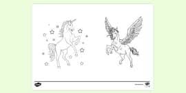 Beside a fun and educative coloring pages it helps children increase their. Free Pegasus Colouring Page Colouring Sheets
