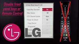 Always keep a spare set of keys in a safe place or with a friend or neighbor to avoid a. Unlock Lg Tv Without Remote Jobs Ecityworks