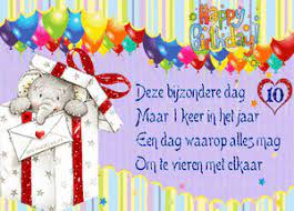 10 Jaar Verjaardag Plaatjes Animaatjes Nl