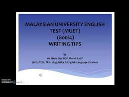 ~ you are given two minutes to prepare your responses. Muet Question 1 Part 1 Youtube
