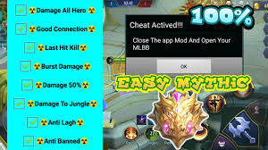 Apk Mod No Banned For Mobile Legends Youtube