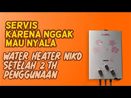 Residential tank water heaters typically store between 20 and 80 gallons, heating the water 24/7, usually at the factory setting of 120°f. Servis Water Heater Niko Nggak Mau Nyala Youtube