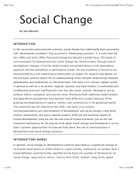 Therefore, in order to write a simple concept paper, follow these steps: Pdf Social Change