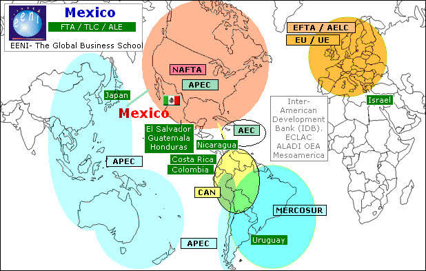 Resultado de imagen de mexico trade agreements"